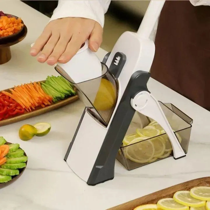 Slicer Vegetable and Fruits Cutter Meal Prep & More then 40 Thickness Adjuster 5 in 1